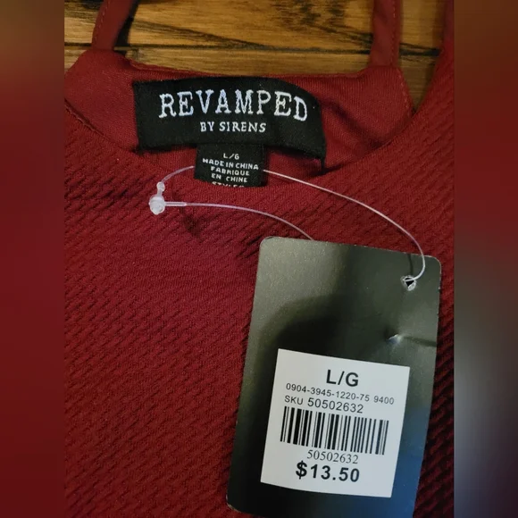 NWT Revamped BURGUNDY Summer top, Excellent Condition - Picture 7 of 7